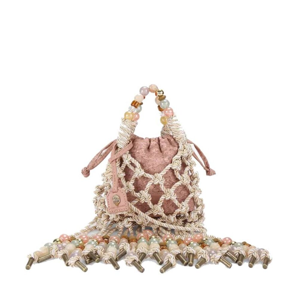Kurt Geiger Women Mini Macrame Rope Handbag